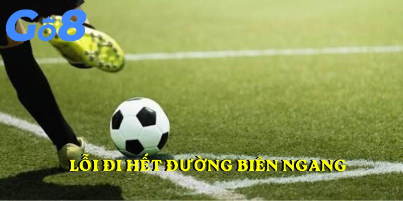 Kèo phạt góc tính lỗi đi hết đường biên ngang