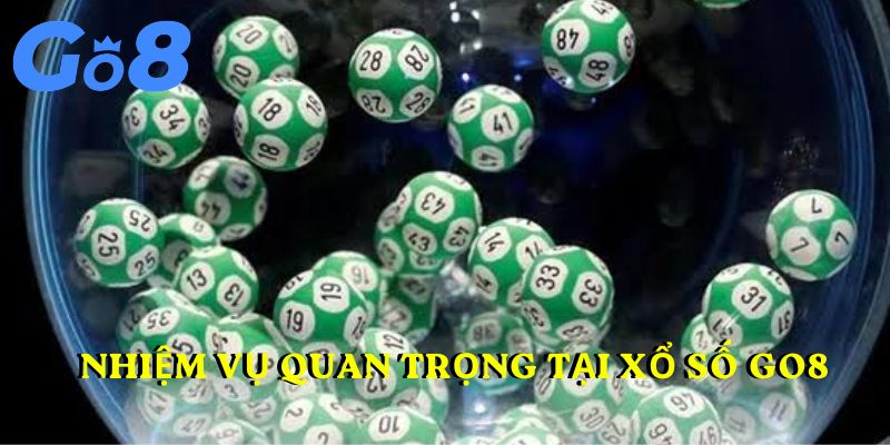 Nhiệm vụ quan trọng tại xổ số GO8